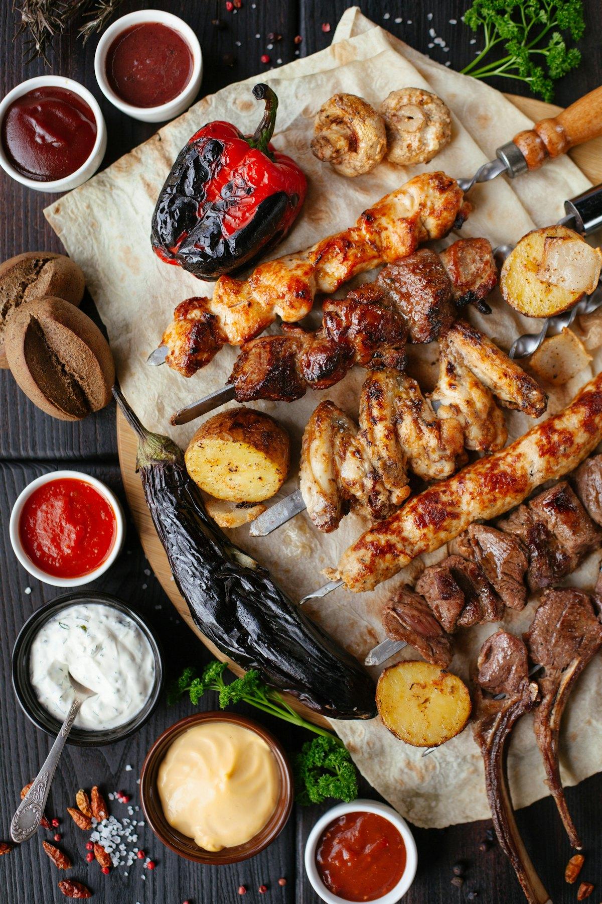 Сытные мясные шашлычки по рецепту Линка (Zelda)